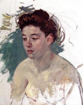 Sketch of Antoinette (no.1) Artwork by Mary Cassatt