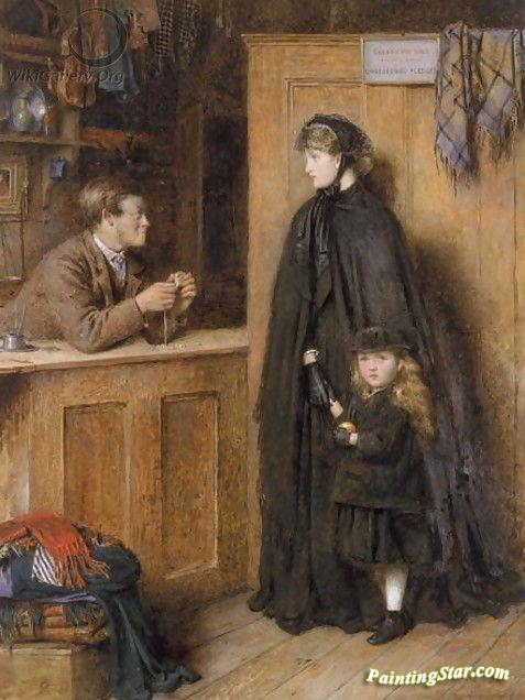 The Pawnbroker Artwork by George Goodwin Kilburne