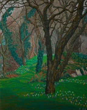 Garden in Spring Artwork by Charles Ginner