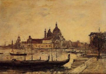 Venice, Le Mole et la Salute Artwork by Eugène-Louis Boudin