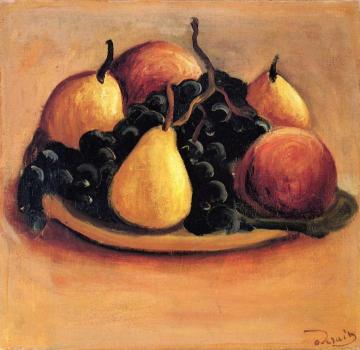 Pears, Peaches and Grapes Artwork by Andre Derain