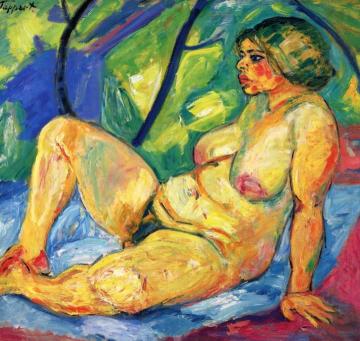 Seated Betty Artwork by Georg Tappert