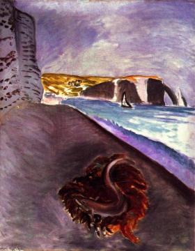Large Cliff: The Eel Artwork by Henri Matisse