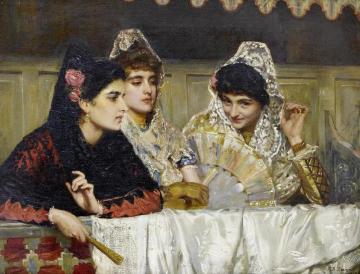 Admiring From Afar Artwork by John Bagnold Burgess