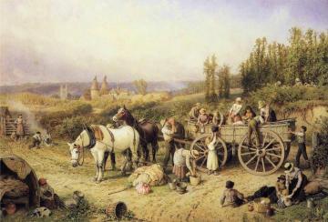 The Farm Cart Artwork by Myles Birket Foster