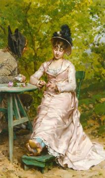 An Interesting Story Artwork by Frederik Henrdik Kaemmerer