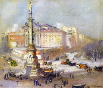 Columbus Circle Artwork by Guy Wiggins