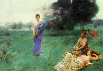 Fleur de Luce Artwork by Henry Siddons Mowbray