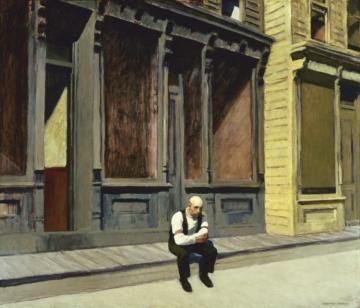 Sunday Artwork by Edward Hopper