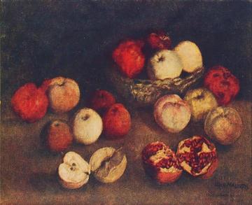 Apples And Pomegranates Artwork by Ilya Mashkov