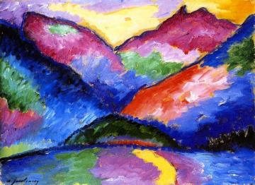The Oy Valley Artwork by Alexej Jawlensky