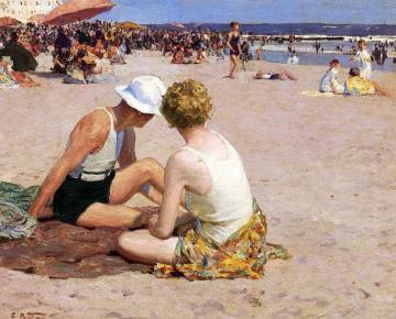 A Summer Vacation Artwork by Edward Potthast