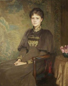 Mrs Herbert Roberts Artwork by Sir George Clausen