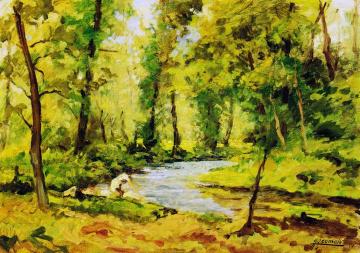 The Stream Artwork by Luigi Comoli