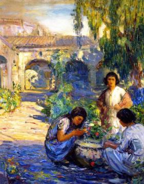 Children Of Capistrano Artwork by Joseph Kleitsch