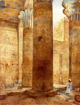 Temple of Philae, Nubia Artwork by Henry Roderick Newman