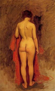 Nude Standing Artwork by Frank Duveneck