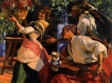 Anacreóntica (El piropo) Artwork by Jose Mongrell Torrent