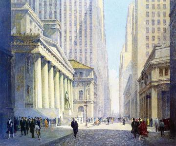 Wall Street Artwork by Lee Lash