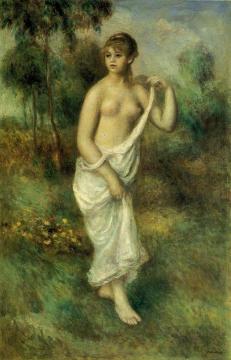 Bather Artwork by Pierre Auguste Renoir