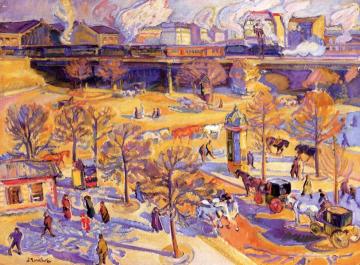 Avenue du Maine Artwork by Nicolas Tarkhoff