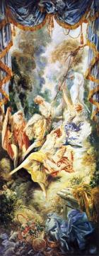 Ladies on a Swing Artwork by Everett Shinn