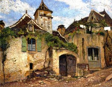 Maison dans le Village Artwork by Henri Martin