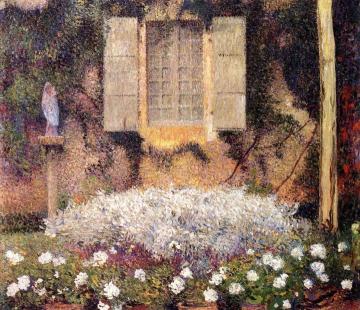 La Fenetre sur le Jardin Artwork by Henri Martin