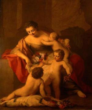 Allegory Of Charity Artwork by Jacopo Amigoni