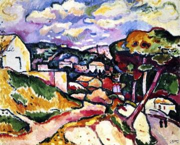L'Estaque Artwork by Georges Braque