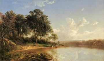 Afternoon along the Banks of a River Artwork by David Johnson