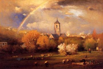 Etretat, Normandy Artwork by George Inness