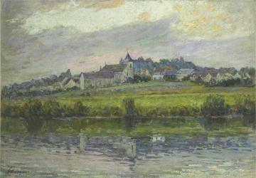Village by the River Artwork by Henri Lebasque