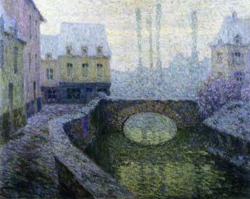Snow, Guincamp Artwork by Henri Le Sidaner