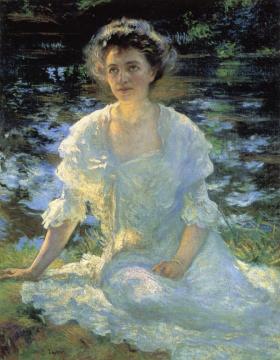 Eleanor Hyde Artwork by Edmund Tarbell