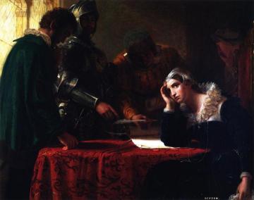 The Abduction Of Mary Queen Of Scots Artwork by Joseph Severn