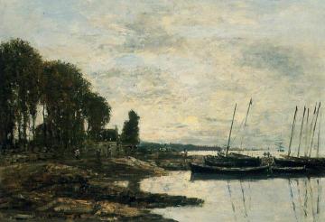 The Shore at Plougastel Artwork by Eugène-Louis Boudin