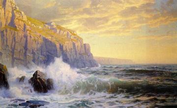 Cornish Headlands Artwork by William Trost Richards