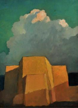 Taos Church Artwork by Eric Sloane