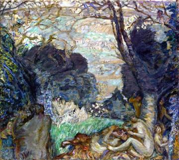 The Fauns Artwork by Pierre Bonnard