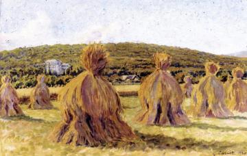 Haystacks Artwork by Gustave Cariot