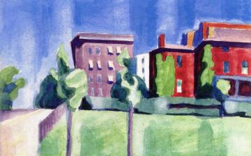 Washington Heights Artwork by Oscar Bluemner