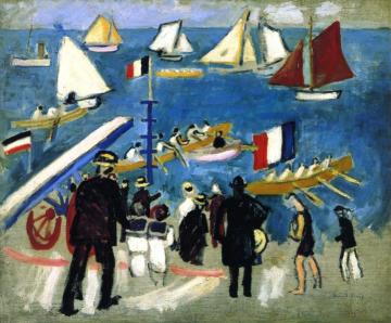 The Regatta Artwork by Raoul Dufy