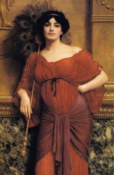 A Roman Matron Artwork by John William Godward