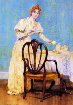 Tea Time Artwork by Francis Coates Jones