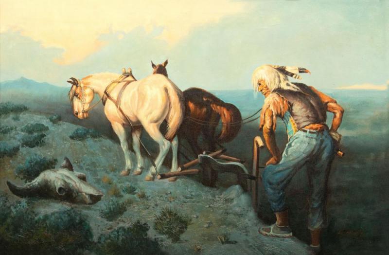 Visions Of Yesterday Artwork by William Robinson Leigh