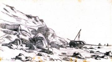 The Coast of Normandy Viewed from Sainte-Adresse Artwork by Claude Oscar Monet