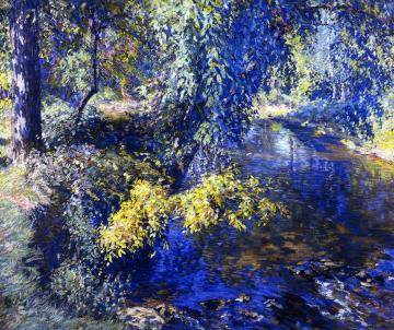 Neshaminy Banks Artwork by Roy C. Nuse