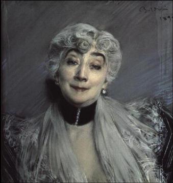 Portrait of the Countess de Martel de Janville Artwork by Giovanni Boldini