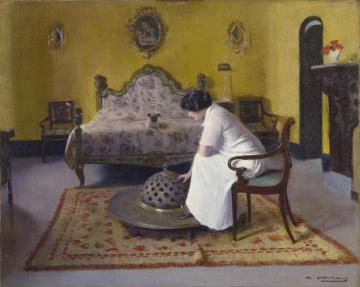 En la habitacion Artwork by Ramon Casas i Carbó